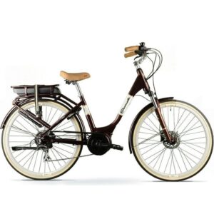 Vélo de Ville Électrique Granville E-Premium Shimano Acera 8V 300 Wh 700 mm Ivoire 2022 – Image 3