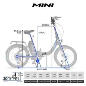 Vélo pliant électrique Urbanbiker Mini – Image 6